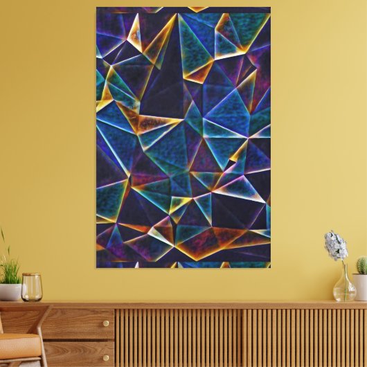 Broken Bubbles Canvas Afdruk (Insitu (Woonkamer))