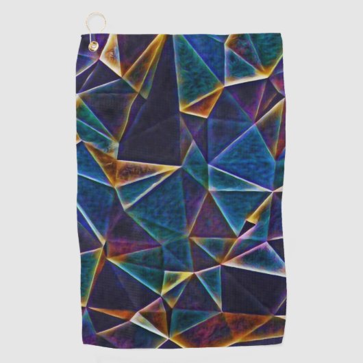 Broken Bubbles Golfhanddoek (Voorkant)