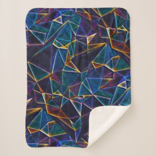 Broken Bubbles Sherpa Blanket Deken