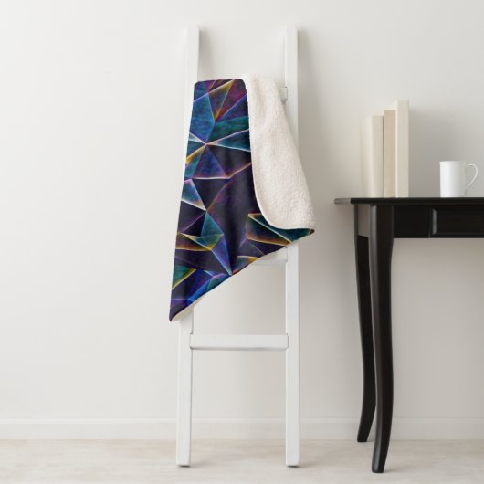 Broken Bubbles Sherpa Deken (In situ)