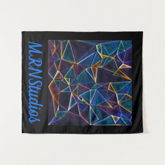 Broken Bubbles Tapestry Wandkleed (Voorkant (horizontaal))