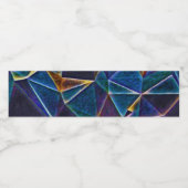 Broken Bubbles Waterfles Etiket (Enkel label)