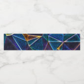 Broken Bubbles Waterfles Etiket (Enkel label)