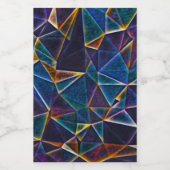 Broken Bubbles Wijn Etiket (Enkel label)