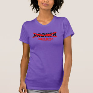 BROKEN en réparation pour t-shirts de couleur clai