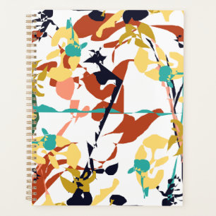 Broken Flowers Abstract Planner