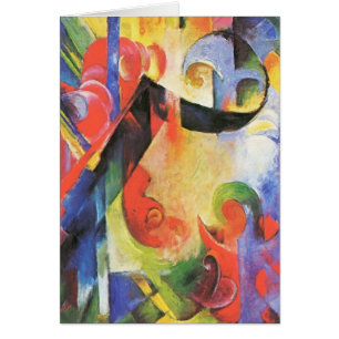 Broken Forms par Franz Marc, Art Abstrait Vintage