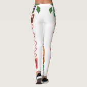 Broken Gingerbread Cookie – Funny Holiday Meltdown Leggings (Achterkant)
