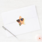 Broken Glasses Print Ster Sticker (Envelop)