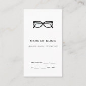 Broken Glasses Professionele Optometrie Afspraak Visitekaartje (Voorkant)