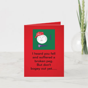 Broken Golf Peg Kaart