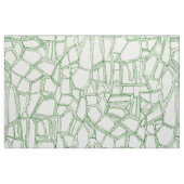BROKEN groen van wit Stof (Fat Quarter)
