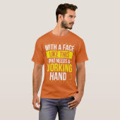 Broken Hand Survivor Funny Hand Broken Surgery Hum T-shirt (Voorkant volledig)