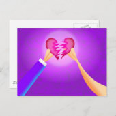 Broken Heart Briefkaart (Voorkant / Achterkant)