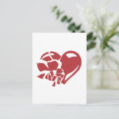 Broken Heart Briefkaart (Staand voorkant)