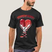 Broken Heart Dripping Chile Red 9s Matching T-shirt (Voorkant)