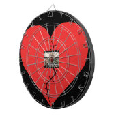 Broken Heart foto personalisatie echtscheiding cad Dartbord (Voorkant Rechts)