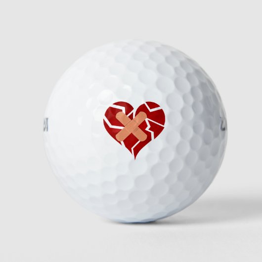 Broken Heart Golfballen (Voorkant)