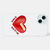 Broken heart healed with patch and life quote (Verso Horizontal)