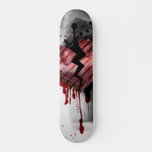 Broken Heart Skateboard (Voorkant)