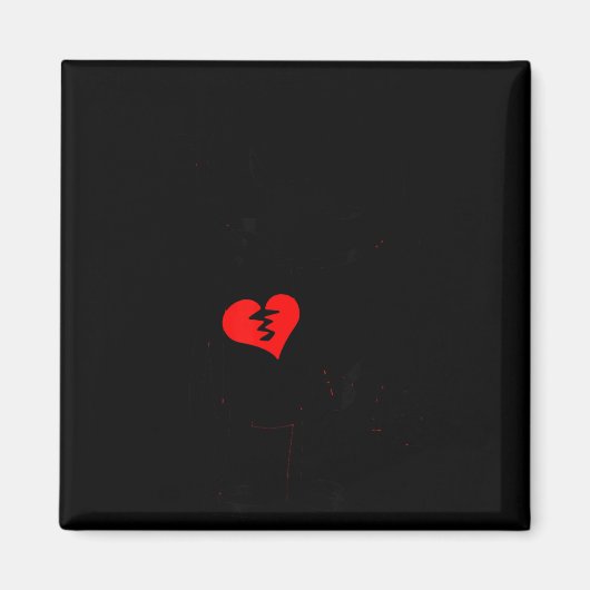 Broken Heart Valentine  Magneet (Voorkant)