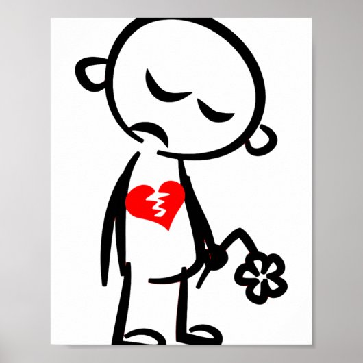 Broken Heart Valentine  Poster (Voorkant)