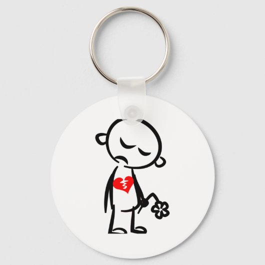 Broken Heart Valentine Sleutelhanger (Voorkant)
