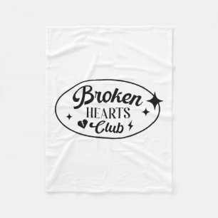 Broken Hearts Club Valentijn Retro Alternatief Sty Fleece Deken