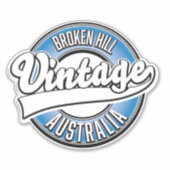 Broken Hill australia logo. Sticker (Voorkant)