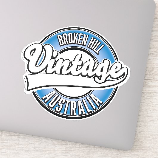 Broken Hill australia logo. Sticker (Detail)