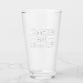Broken not Beaten Glas (Voorkant)
