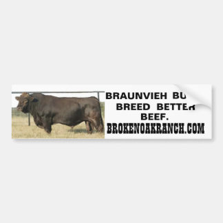 BROKEN OAK RANCH Black Joker Bumpersticker