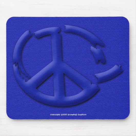 Broken Peace Mousepad Muismat (Voorkant)