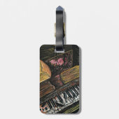 Broken Piano Bagagelabel (Achterkant verticaal)