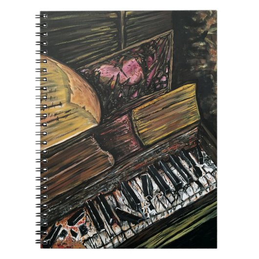 Broken Piano Notitieboek (Voorkant)