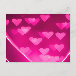 Broken Pink Hearts-Briefkaart Briefkaart
