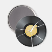 Broken record magneet (Voorkant / Achterkant)