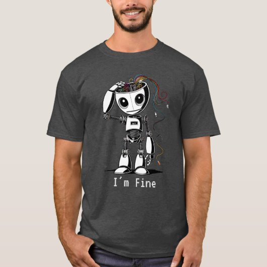 Broken Robot: het gaat goed T-shirt (Voorkant)