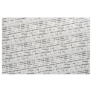 Broken Stripes Black Stripes Fabric Stof