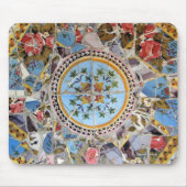 Broken Tile Mosaic Mousepad Muismat (Voorkant)