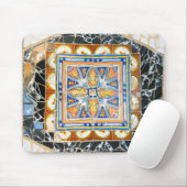 Broken Tile Mosaic Mousepad Muismat (Met muis)