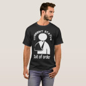 Broken Wrist, Arm Humor Broken Bone Recovery Get T-shirt (Voorkant volledig)