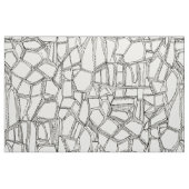 BROKEN zwart-wit Stof (Fat Quarter)