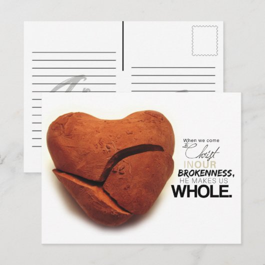 Brokenness Briefkaart (Voorkant / Achterkant)