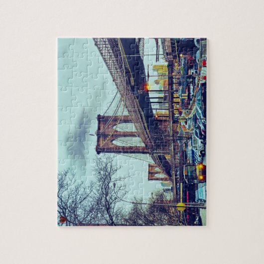 Broklyn Bridge New York Jigzaag Puzzle Legpuzzel (Verticaal)