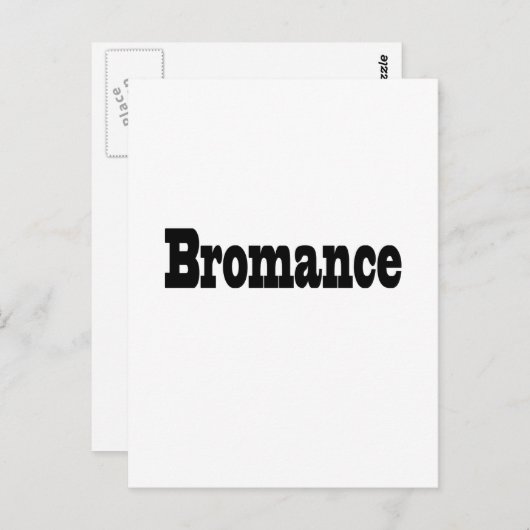 Bromance Briefkaart (Voorkant / Achterkant)