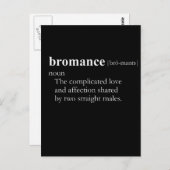 BROMANCE (definitie) Briefkaart (Voorkant / Achterkant)