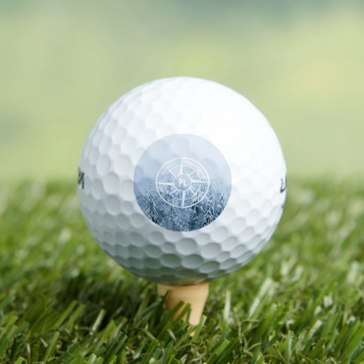 Brombalmonogram wintersparren golfballen (Insitu Shirt)