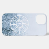 Brombalmonogram wintersparren iPhone hoesje (Achterkant horizontaal)