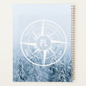 Brombalmonogram wintersparren planner (Achterkant)